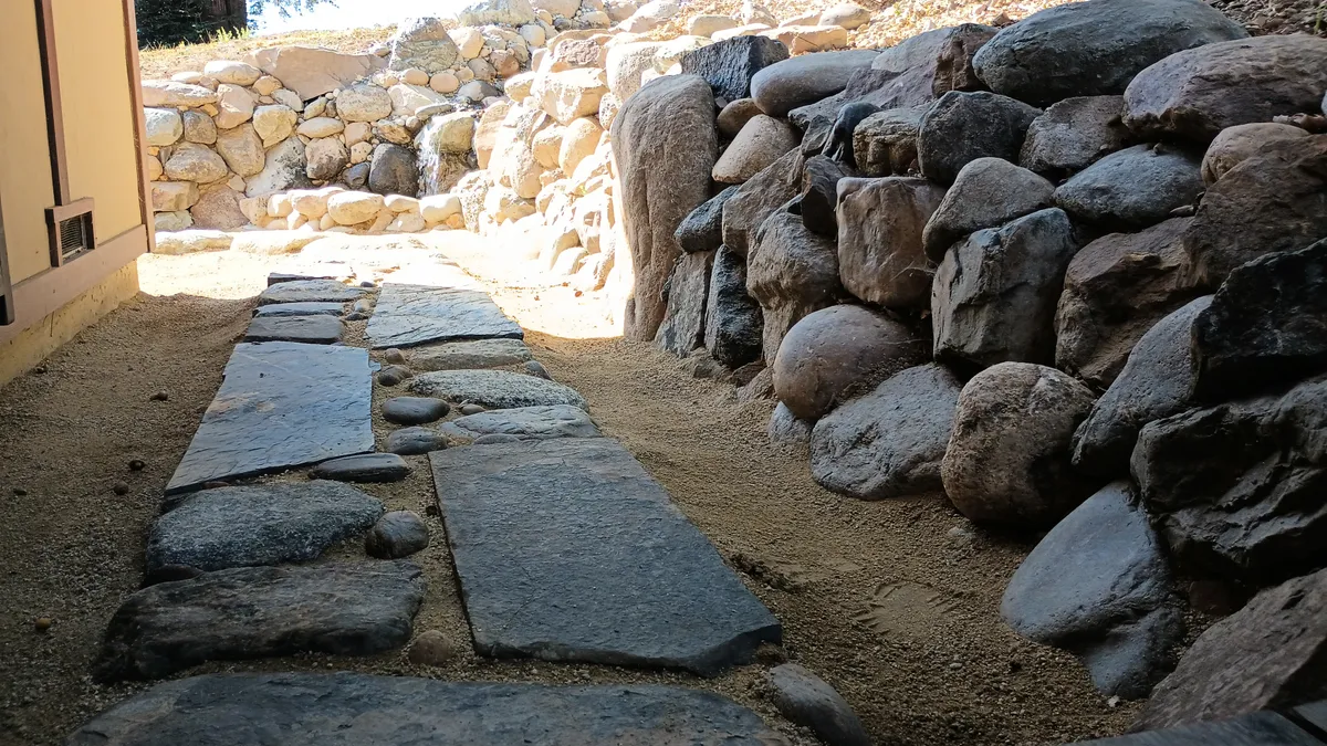 Cobblestone Hillside Creek detail 2