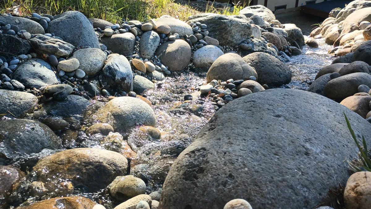 Cobblestone Hillside Creek detail 5
