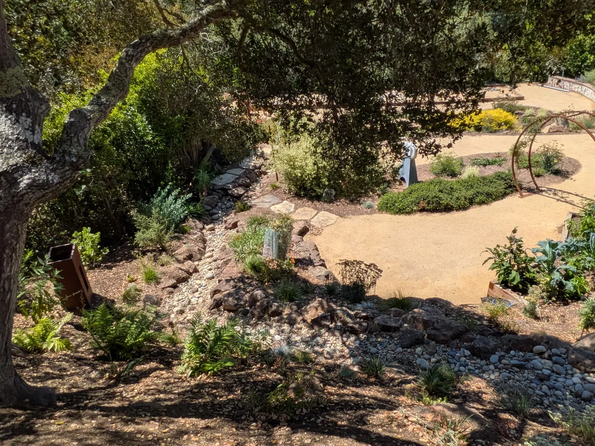 Dry Stream Bed and Boulder Garden detail 7